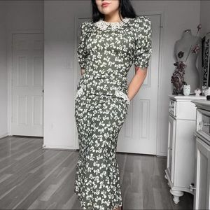 Vintage Cottagecore Coquette 50’s Style Dress